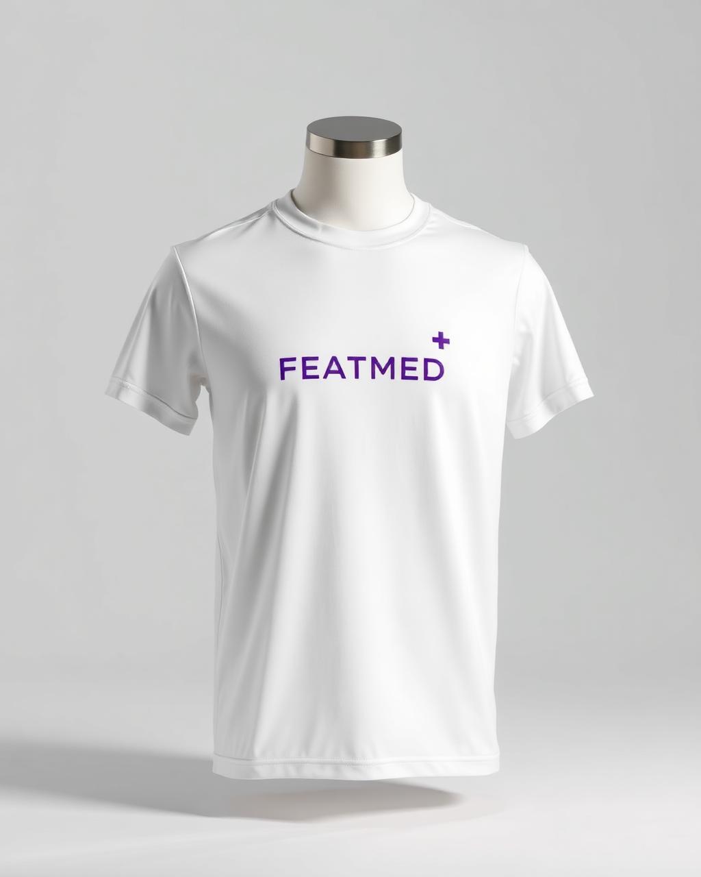 Camiseta FEATMED Dry-Fit Branca