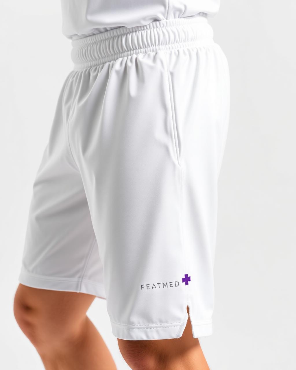 Shorts FEATMED Treino Branco